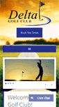 Mobile Screenshot of deltagolfcourse.com